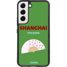 Coque Samsung Galaxy S22 - Silicone rigide noir Pop Summer Destination Shanghai