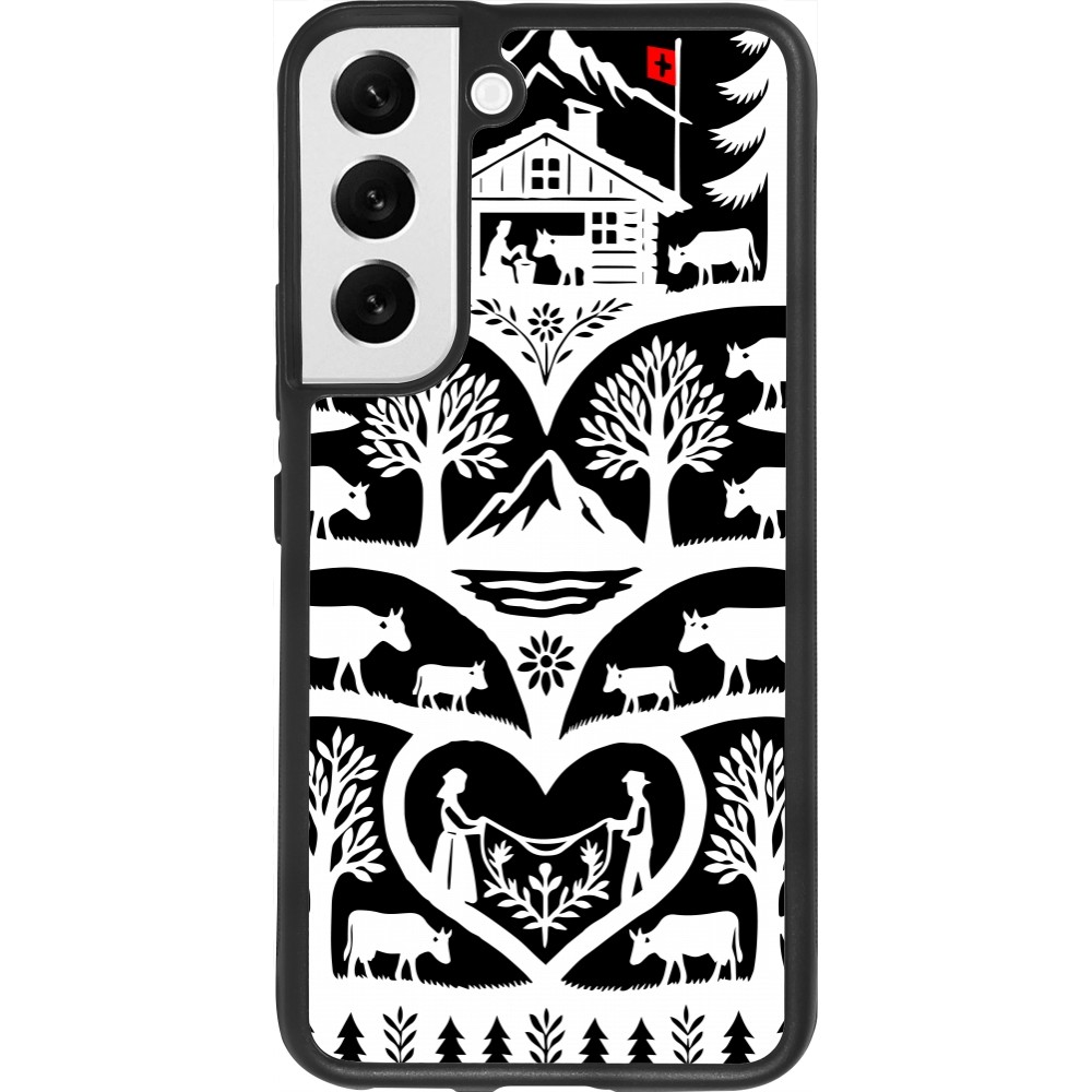 Samsung Galaxy S22 Case Hülle - Silikon schwarz Poya Schweiz 2 schwarz