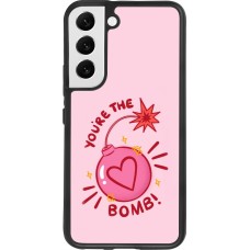 Coque Samsung Galaxy S22 - Silicone rigide noir Saint Valentines Day 26 You are the bomb