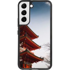 Coque Samsung Galaxy S22 - Silicone rigide noir Spring 23 Japan