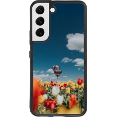 Samsung Galaxy S22 Case Hülle - Silikon schwarz Hot air balloon Spring 2026