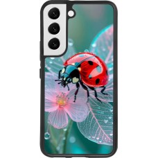Coque Samsung Galaxy S22 - Silicone rigide noir Ladybird in bloom Spring 2026