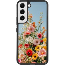 Coque Samsung Galaxy S22 - Silicone rigide noir Spring flowers Spring 2026