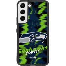 Coque Samsung Galaxy S22 - Silicone rigide noir Super Bowl 26 Seattle 2