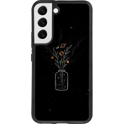 Hülle Samsung Galaxy S22 - Silikon schwarz Vase black