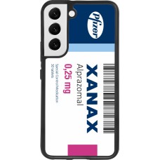 Coque Samsung Galaxy S22 - Silicone rigide noir Xanax Alprazolam 2025
