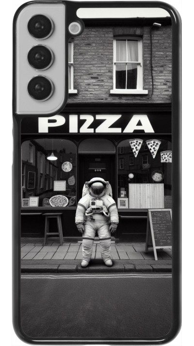 Coque Samsung Galaxy S22+ - Astronaute devant une Pizzeria