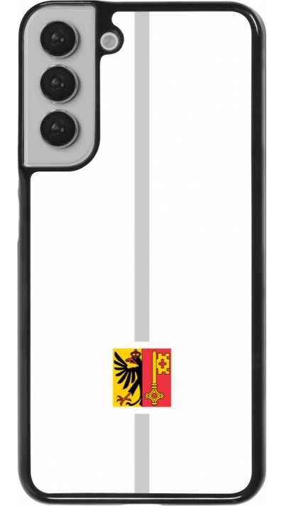 Samsung Galaxy S22+ Case Hülle - Kanton GE weiss