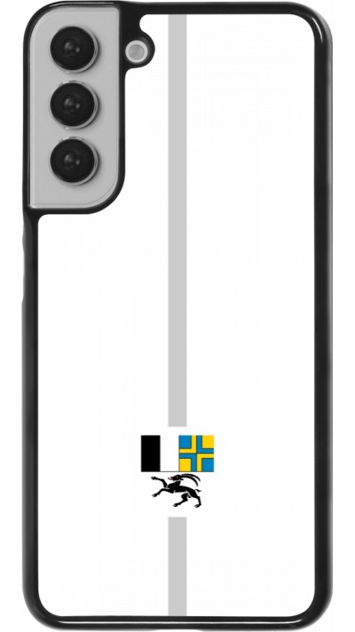 Samsung Galaxy S22+ Case Hülle - Kanton GR weiss