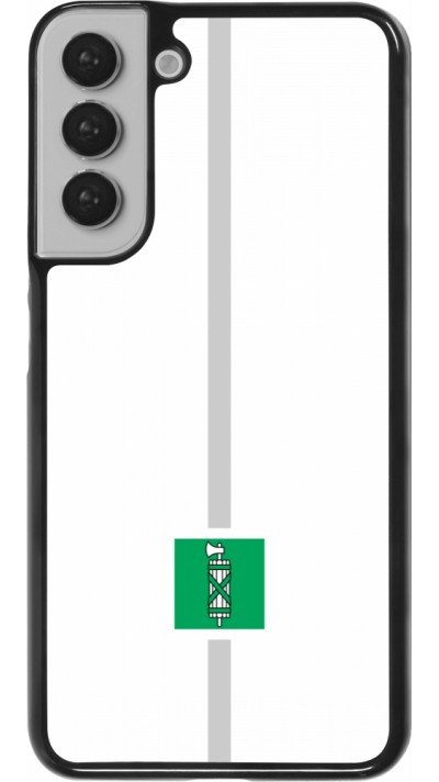 Samsung Galaxy S22+ Case Hülle - Kanton SG weiss