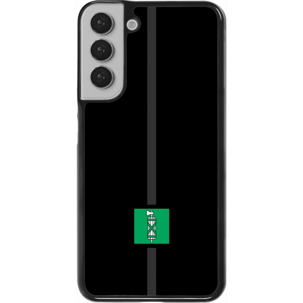 Samsung Galaxy S22+ Case Hülle - Kanton SG schwarz