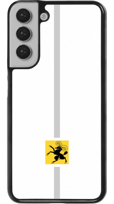 Samsung Galaxy S22+ Case Hülle - Kanton SH weiss