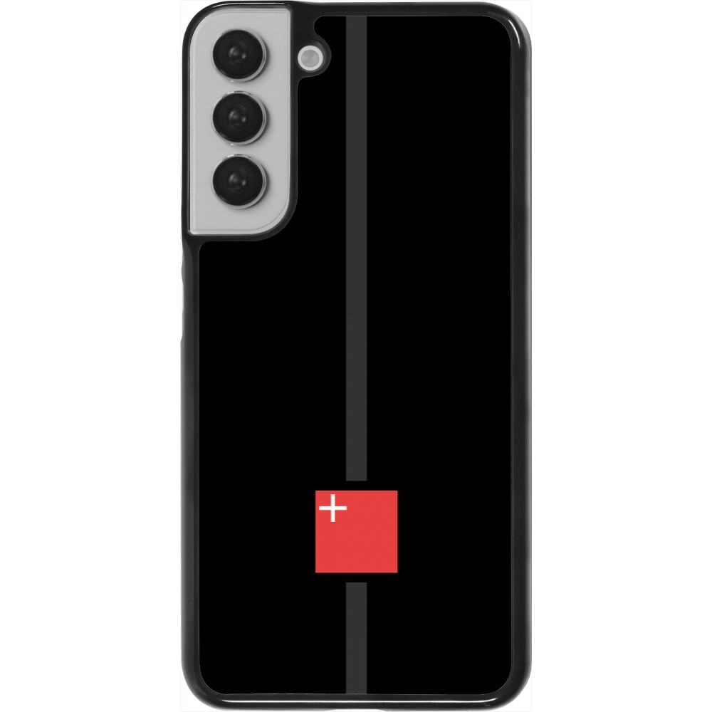 Samsung Galaxy S22+ Case Hülle - Kanton SZ schwarz