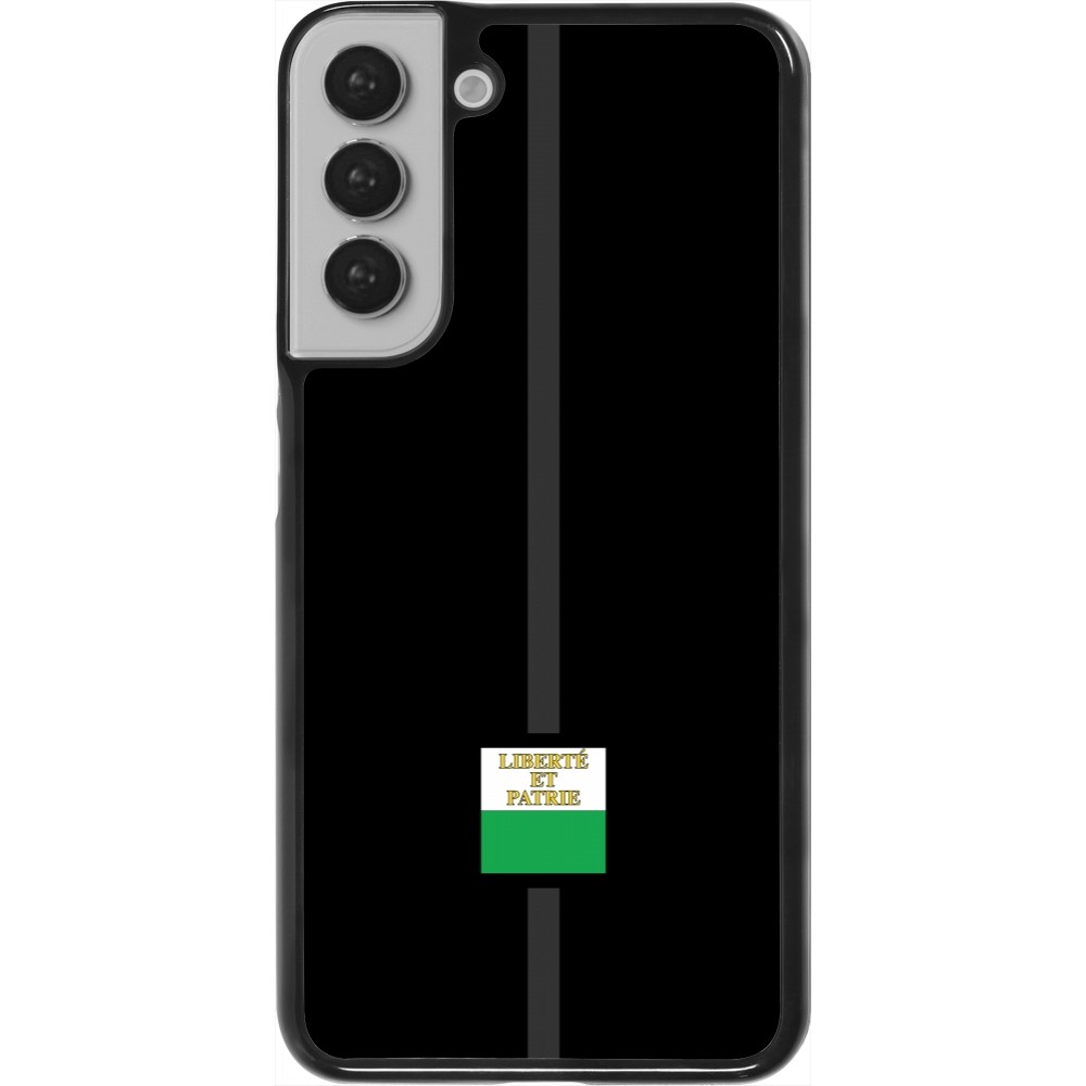 Samsung Galaxy S22+ Case Hülle - Kanton VD schwarz