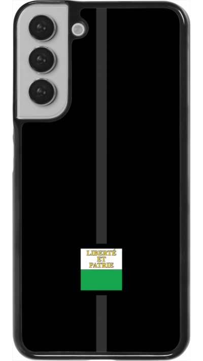 Samsung Galaxy S22+ Case Hülle - Kanton VD schwarz