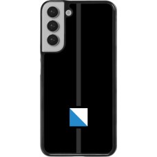 Samsung Galaxy S22+ Case Hülle - Kanton ZH schwarz