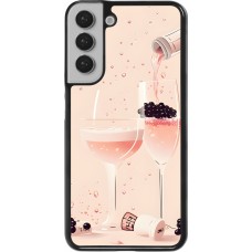 Samsung Galaxy S22+ Case Hülle - Champagne Pouring Pink