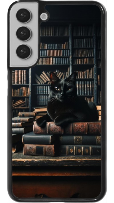 Coque Samsung Galaxy S22+ - Chat livres sombres