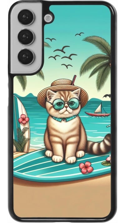 Coque Samsung Galaxy S22+ - Chat Surf Style