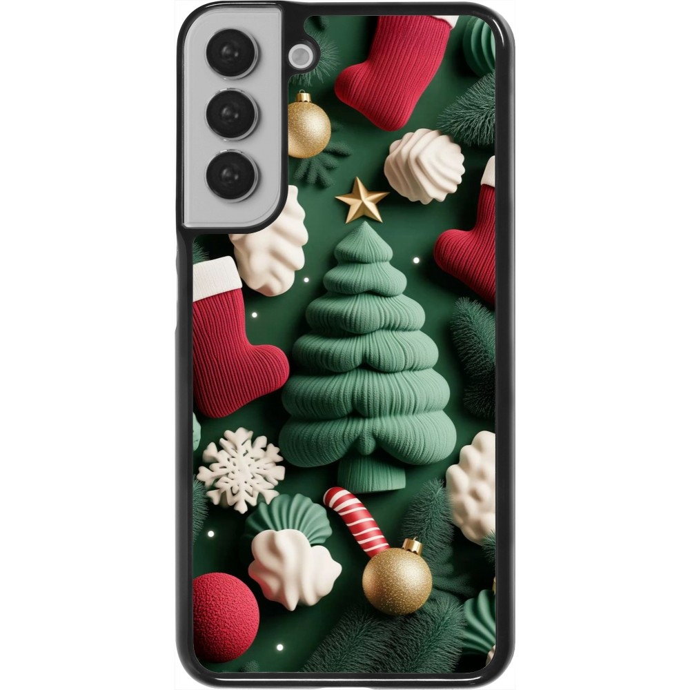 Coque Samsung Galaxy S22+ - Christmas 25 Christmas textiles