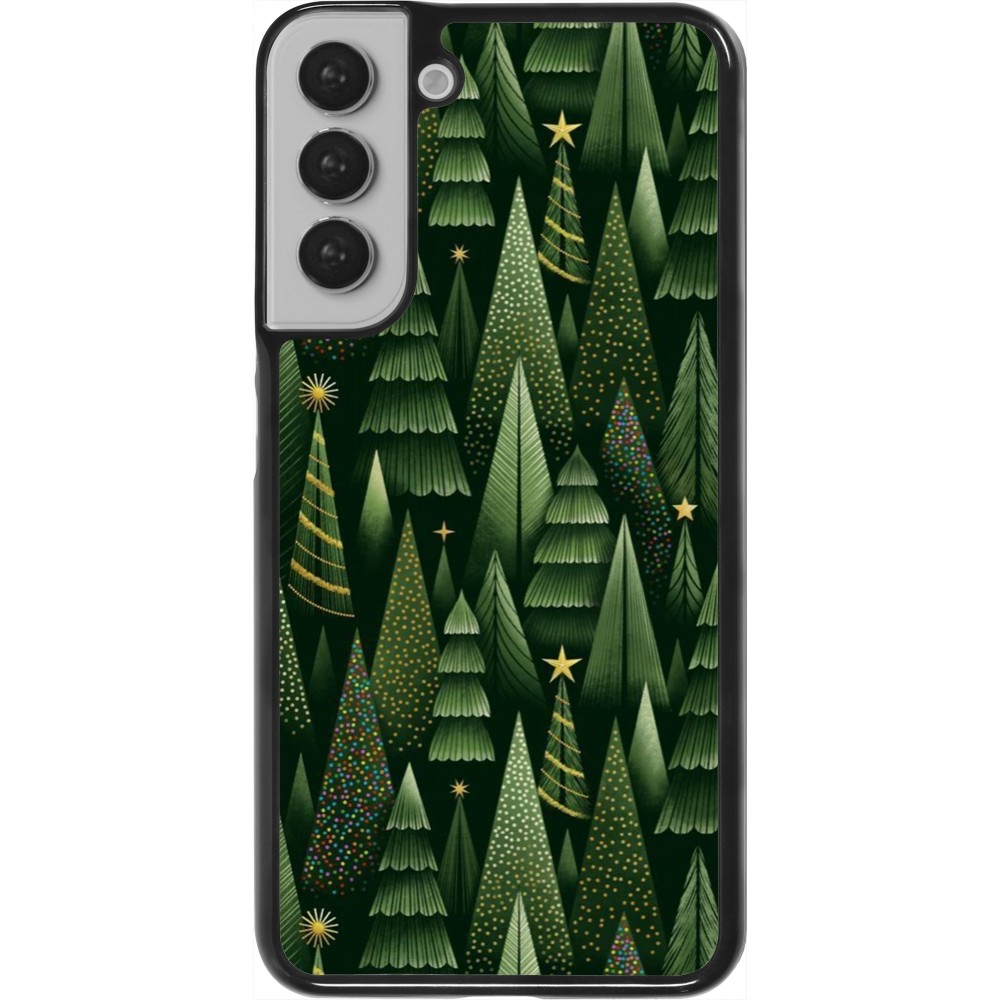 Coque Samsung Galaxy S22+ - Christmas 25 Pattern Xmas Tree