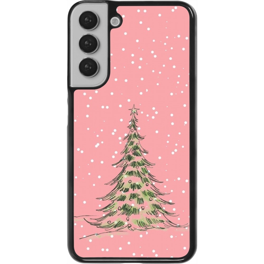 Coque Samsung Galaxy S22+ - Christmas 25 Pink Tree