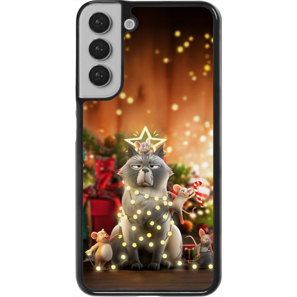 Coque Samsung Galaxy S22+ - Christmas 25 Xmas Cat
