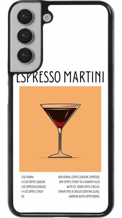 Coque Samsung Galaxy S22+ - Cocktail recette Espresso Martini