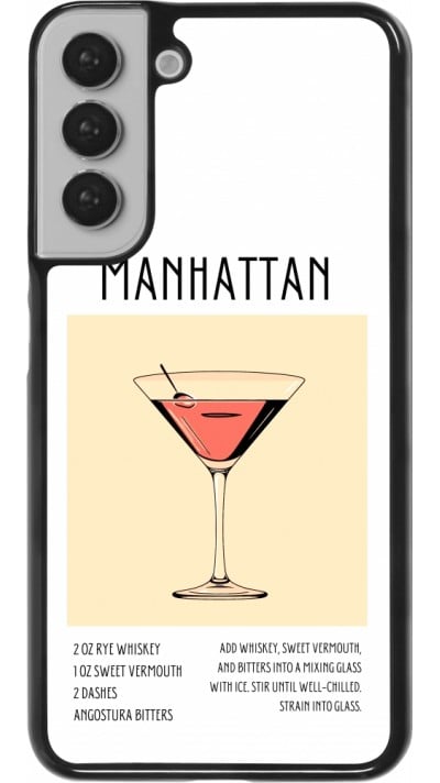 Coque Samsung Galaxy S22+ - Cocktail recette Manhattan