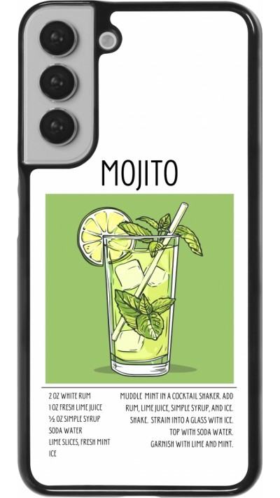Samsung Galaxy S22+ Case Hülle - Cocktail Rezept Mojito
