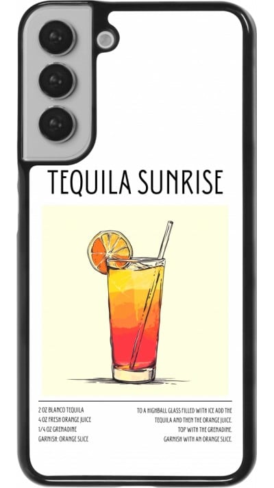 Coque Samsung Galaxy S22+ - Cocktail recette Tequila Sunrise