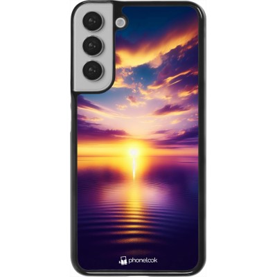 Samsung Galaxy S22+ Case Hülle - Sonnenuntergang gelb violett