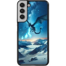 Samsung Galaxy S22+ Case Hülle - Drache nächtliche Berg