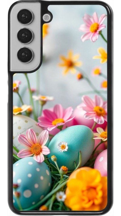 Coque Samsung Galaxy S22+ - Easter 2026 Eggs with flowers