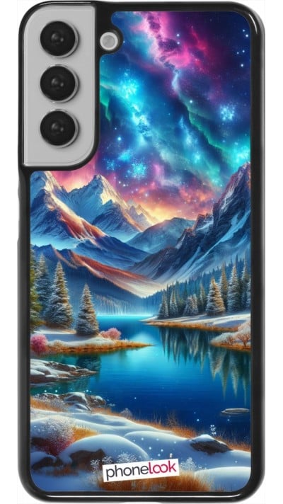 Coque Samsung Galaxy S22+ - Fantasy Mountain Lake Sky Stars