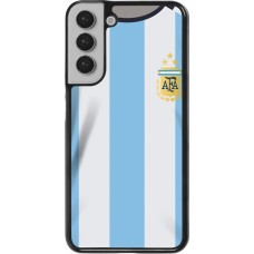 Coque Samsung Galaxy S22+ - Maillot de football Argentine 2022 personnalisable