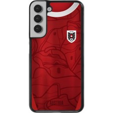Coque Samsung Galaxy S22+ - Maillot de football Autriche personnalisable