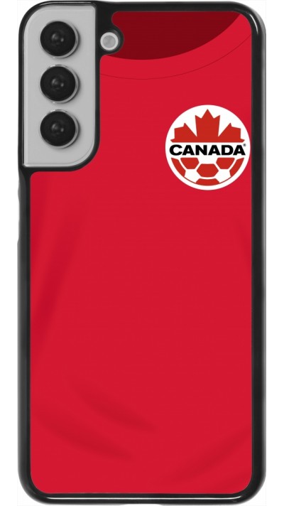Coque Samsung Galaxy S22+ - Maillot de football Canada 2022 personnalisable