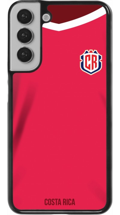 Coque Samsung Galaxy S22+ - Maillot de football Costa Rica 2022 personnalisable