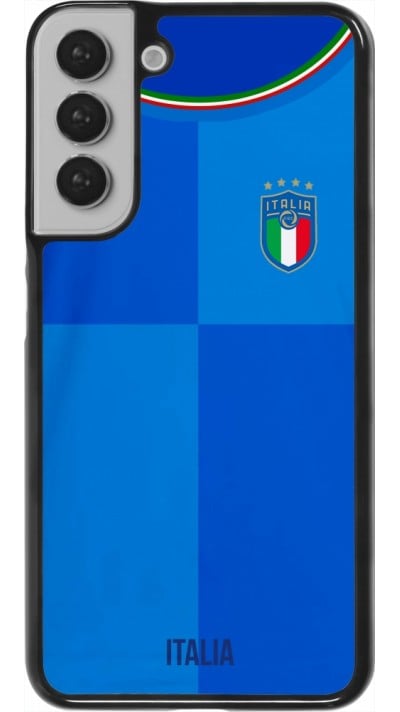 Coque Samsung Galaxy S22+ - Maillot de football Italie 2022 personnalisable