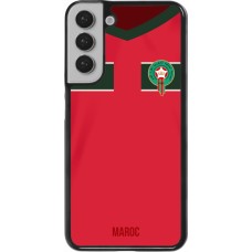 Coque Samsung Galaxy S22+ - Maillot de football Maroc 2022 personnalisable
