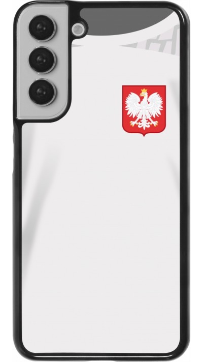 Coque Samsung Galaxy S22+ - Maillot de football Pologne 2022 personnalisable