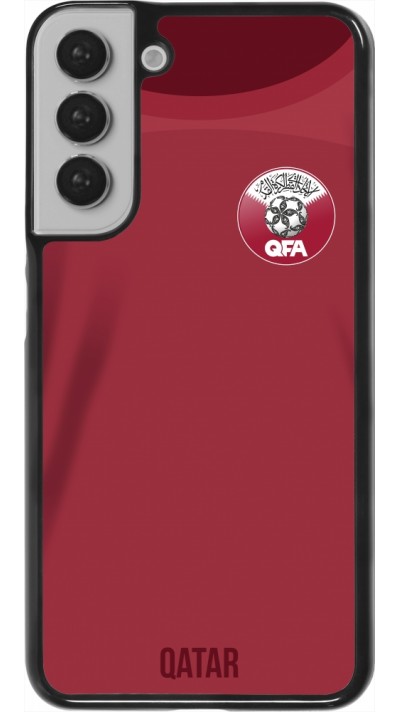 Coque Samsung Galaxy S22+ - Maillot de football Qatar 2022 personnalisable