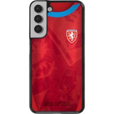 Coque Samsung Galaxy S22+ - Maillot de football République Tchèque personnalisable