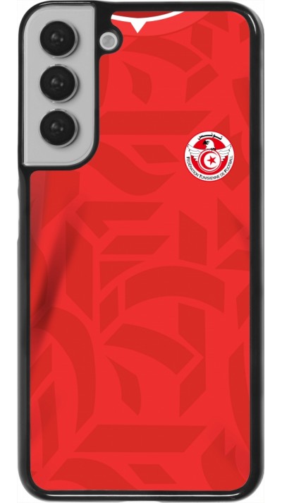 Coque Samsung Galaxy S22+ - Maillot de football Tunisie 2022 personnalisable