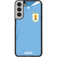 Samsung Galaxy S22+ Case Hülle - Uruguay 2022 personalisierbares Fussballtrikot