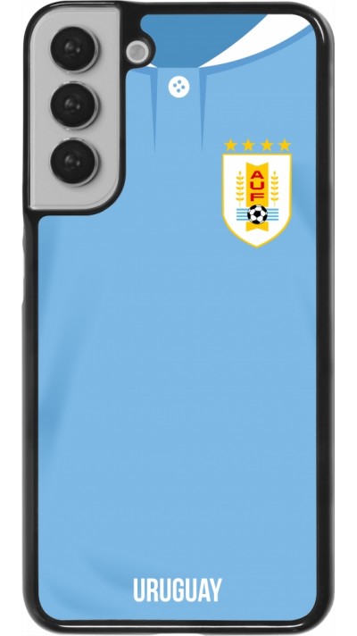 Coque Samsung Galaxy S22+ - Maillot de football Uruguay 2022 personnalisable