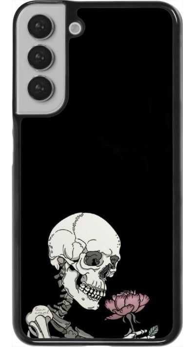 Coque Samsung Galaxy S22+ - Halloween 2023 rose and skeleton