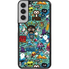 Coque Samsung Galaxy S22+ - Mixed Cartoons Turquoise