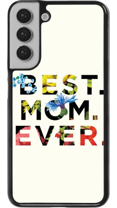 Coque Samsung Galaxy S22+ - Mom 2023 best Mom ever flowers